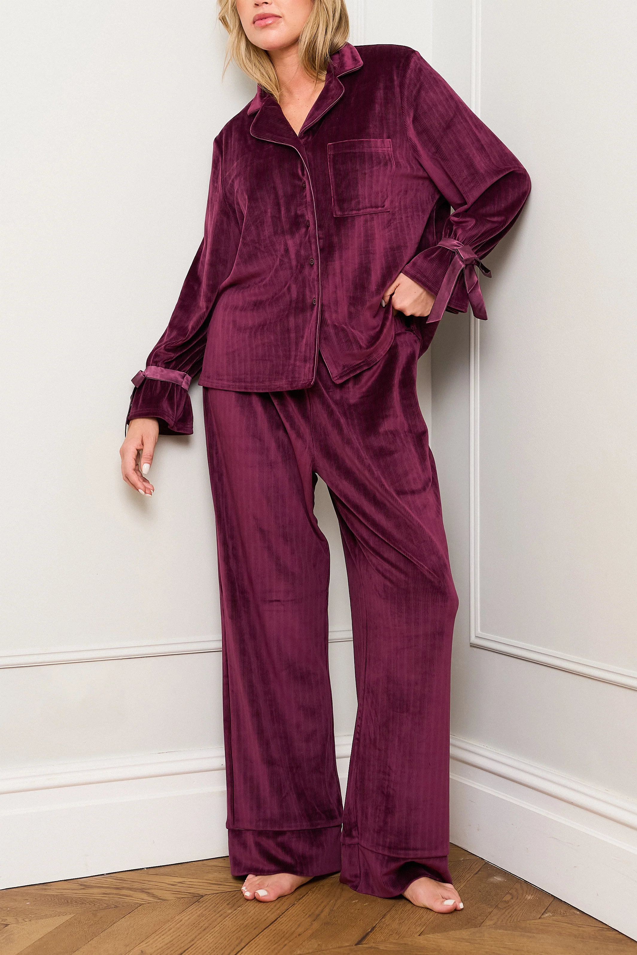 Burgundy Revere Pyjama - Image 2