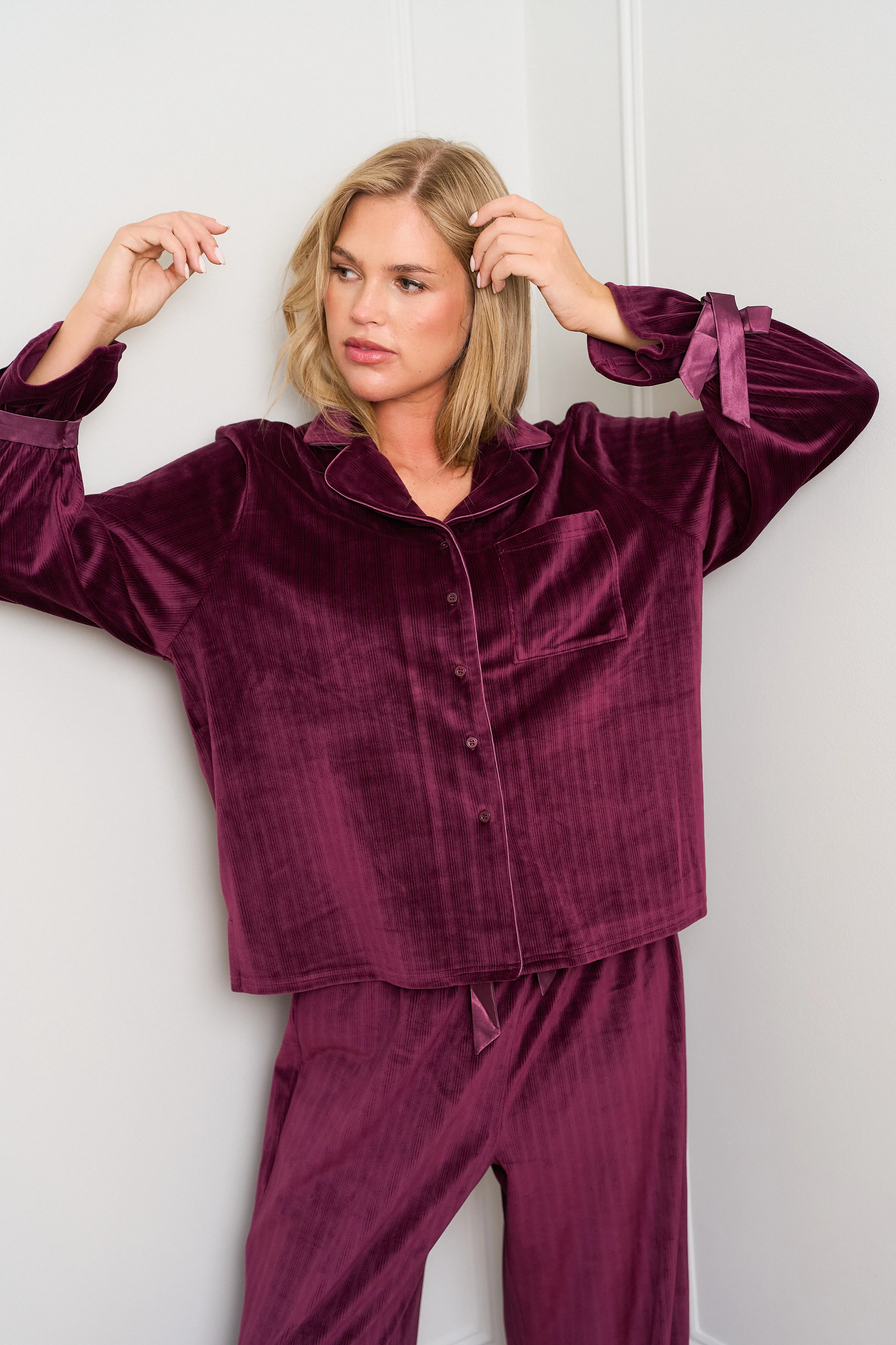 Burgundy Revere Pyjama - Image 6