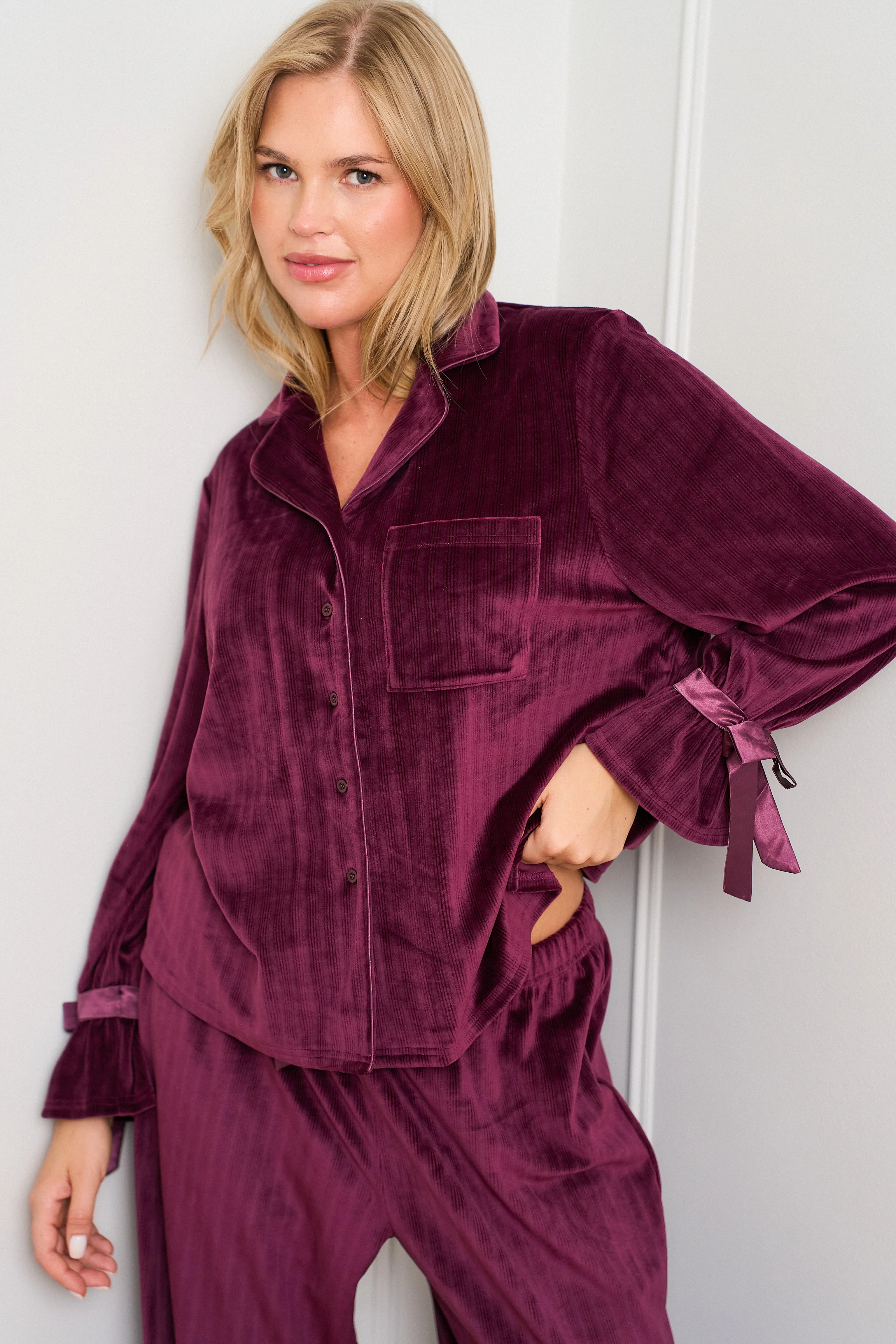 Burgundy Revere Pyjama - Image 7