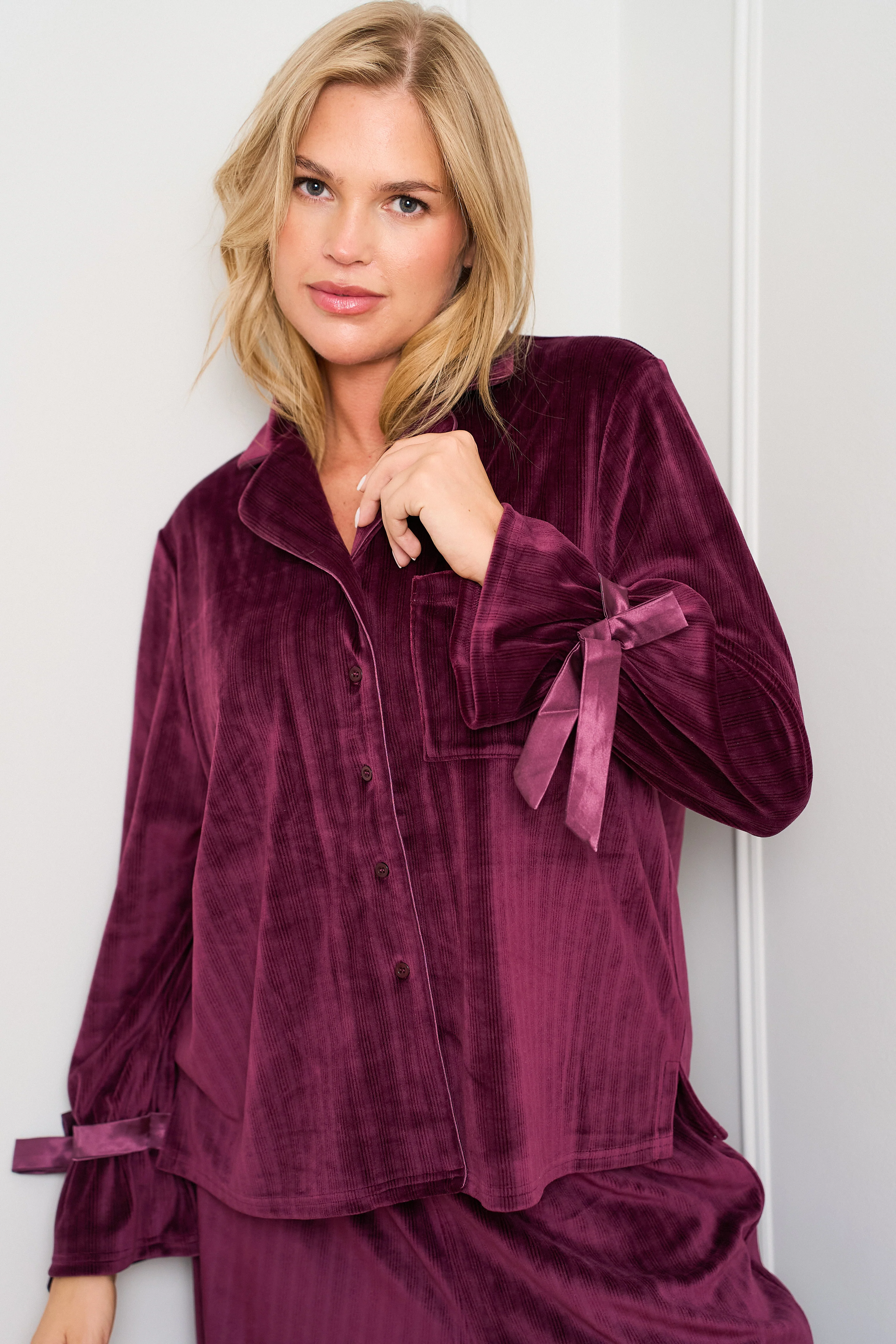 Burgundy Revere Pyjama - Image 8