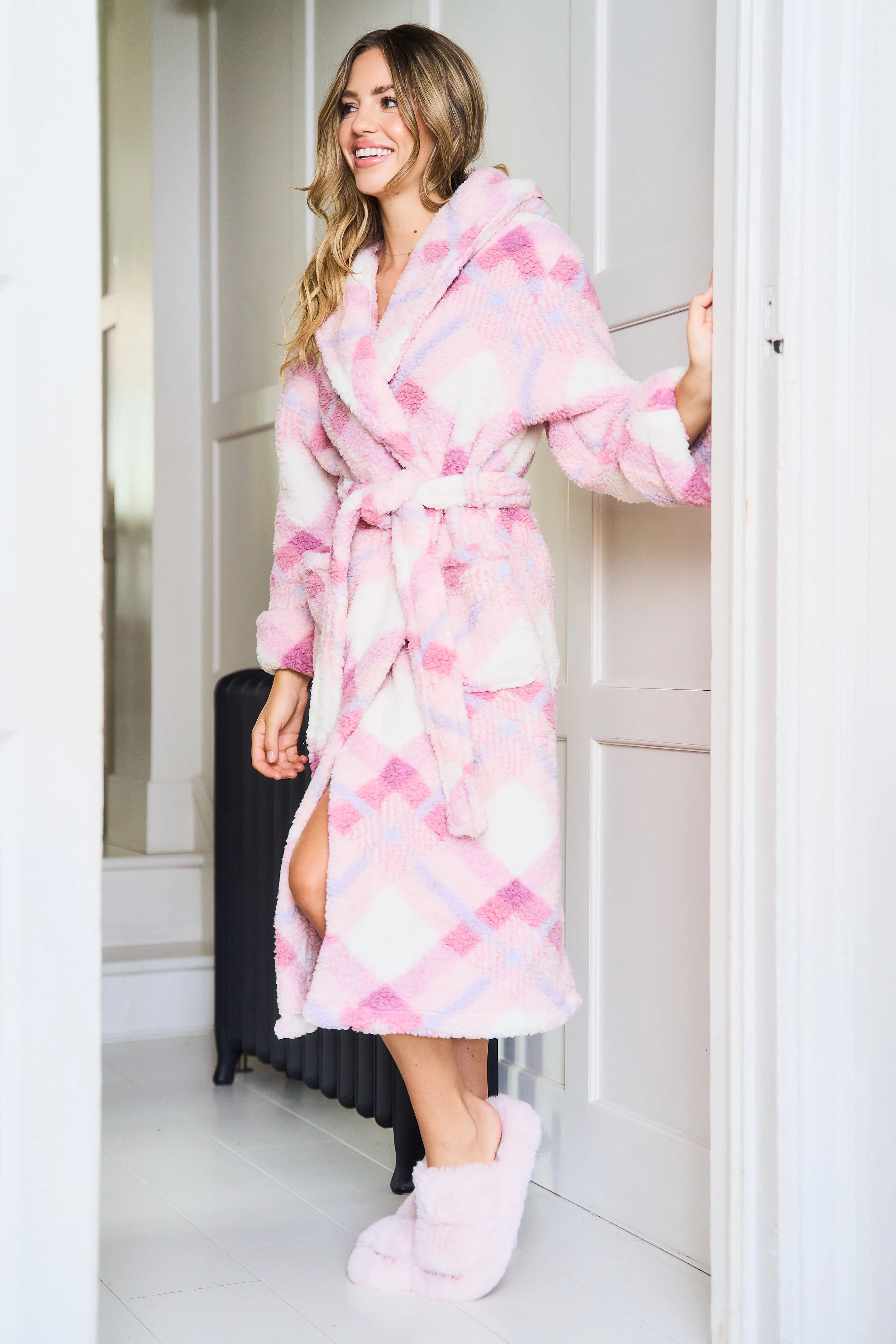 Check Dressing Gown - Image 4
