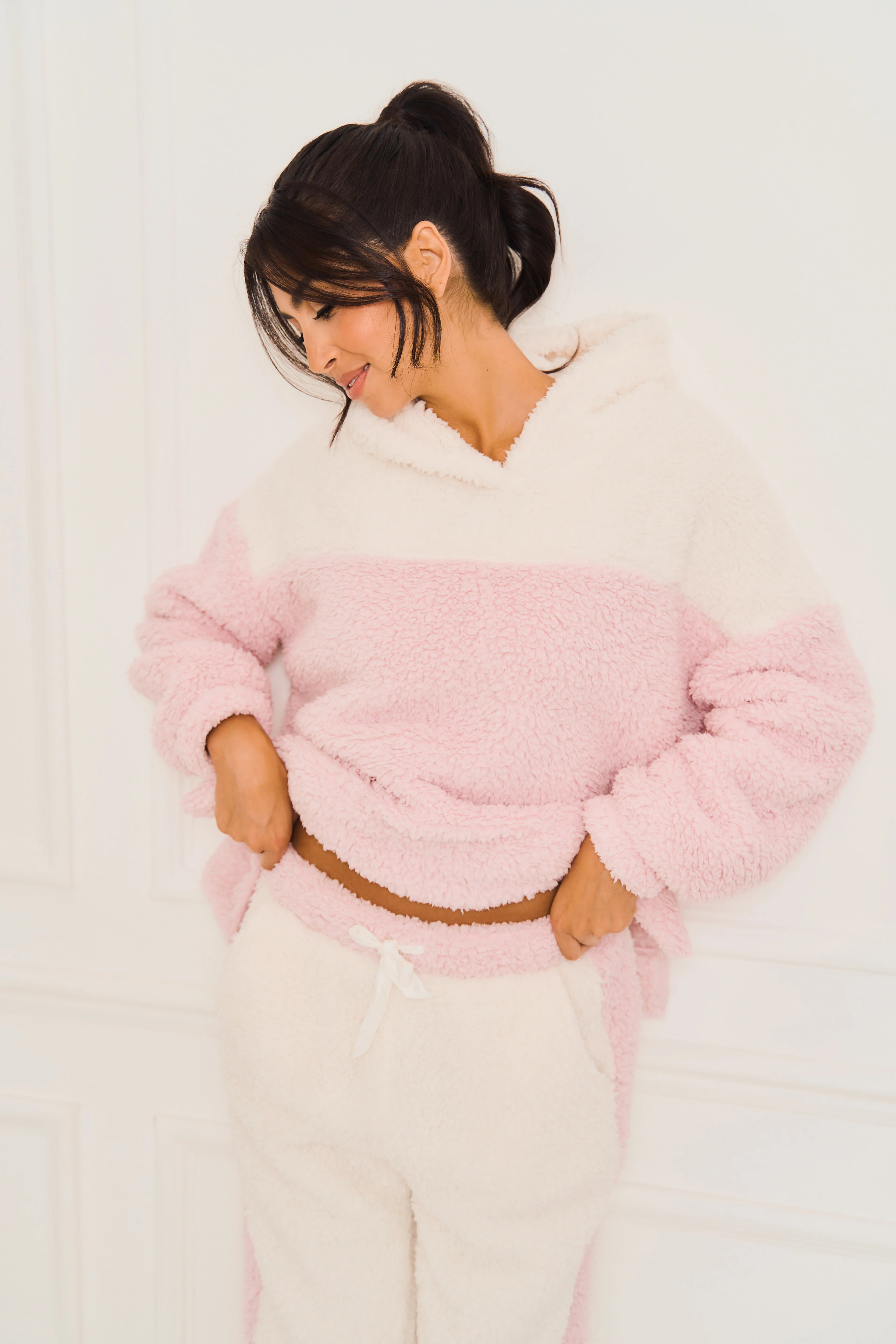 Contrast Fleece Twosie Set - Image 4