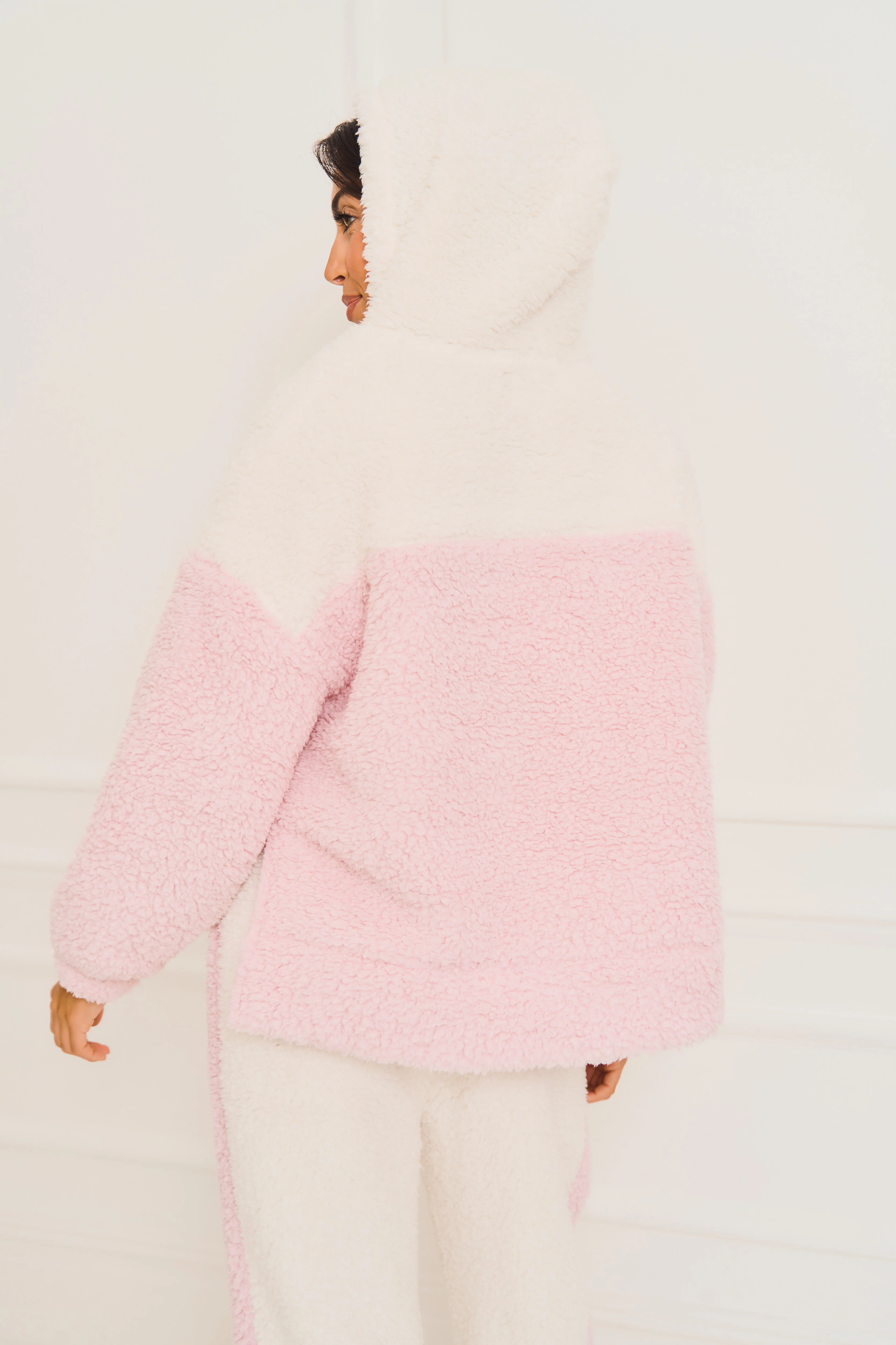 Contrast Fleece Twosie Set - Image 6