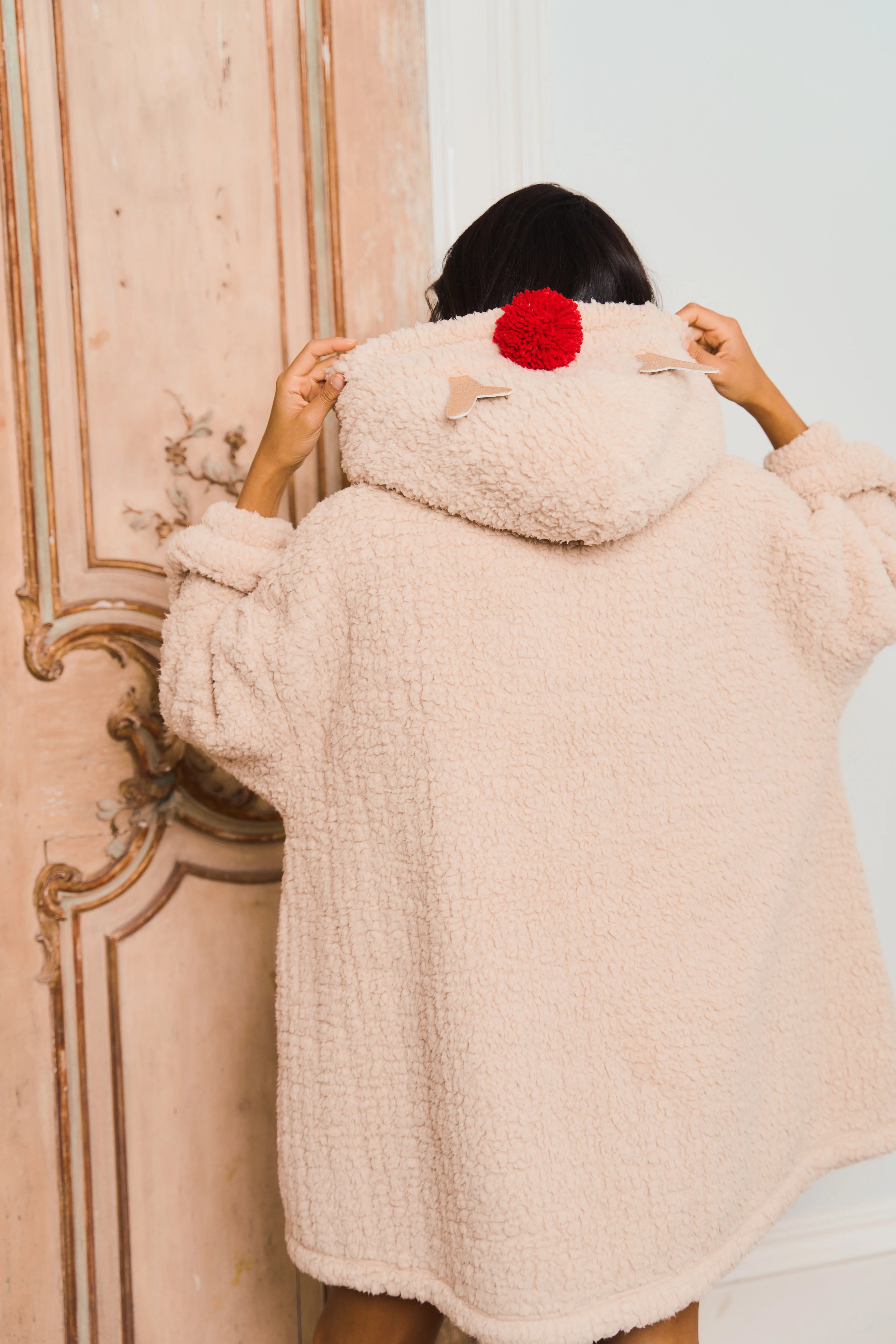Reindeer Oversized Cosy Hoodie - Image 6